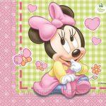 tovagliolo rosa baby disney