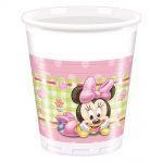 bicchiere carta minnie tema baby disney