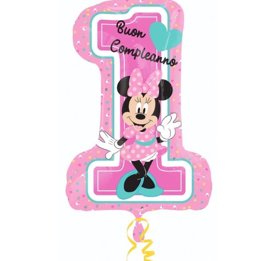 palloncino minnie mouse disney primo compleanno