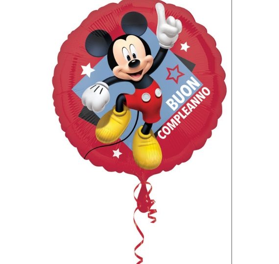 palloncino mickey mouse disney per compleanno