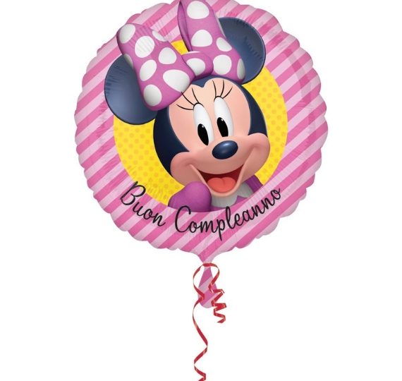 palloncino buon compleanno minnie disney