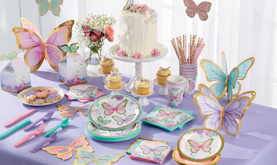 Kit di decorazioni per feste di compleanno per bambina